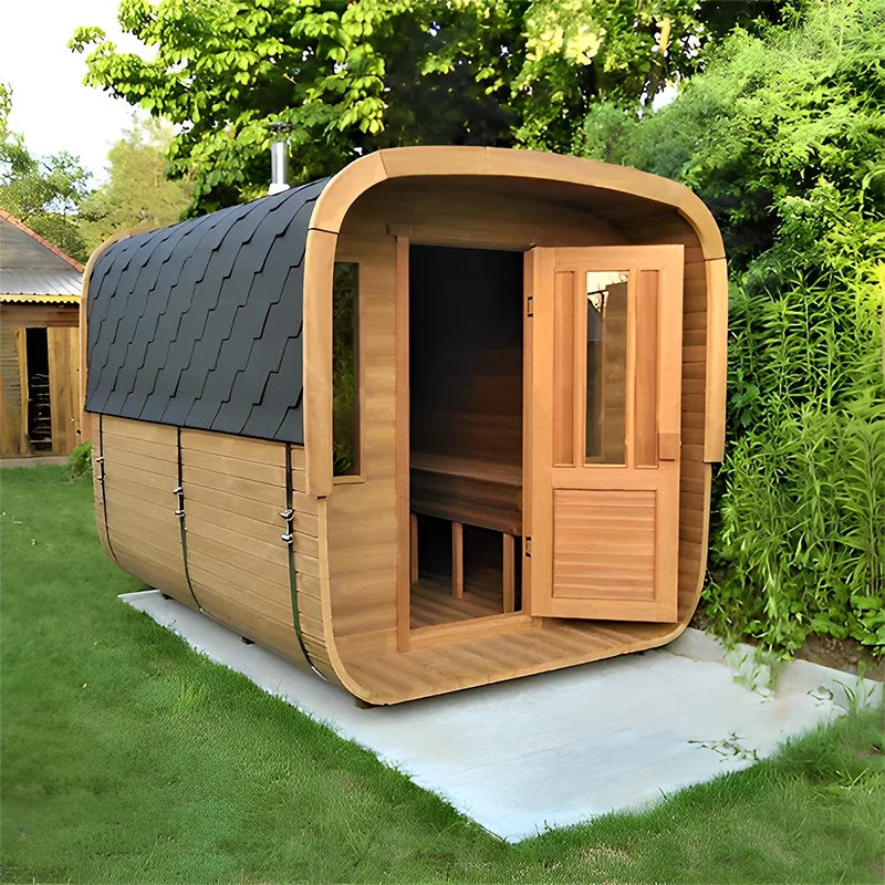team wood sauna for 4 people