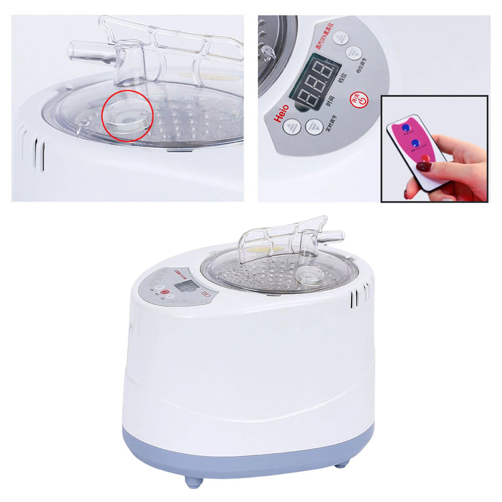 3L Sauna Steamer Pot Sauna Steam Engine Portable SPA Machine Stainless Steel Pot Spa Machine Timer with Controlfor SPA Household