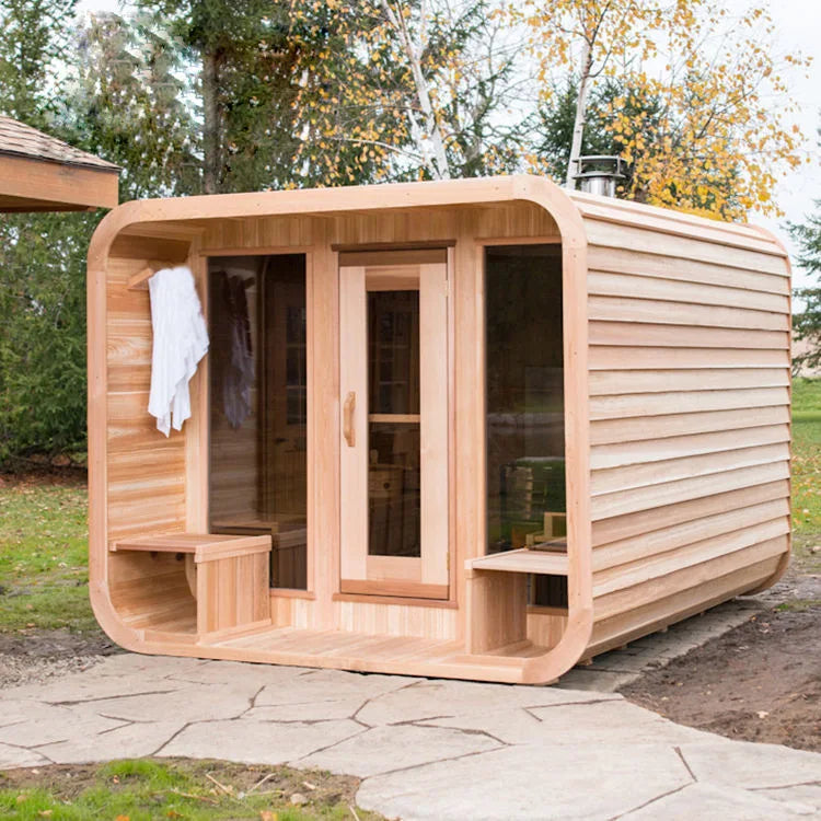 team wood sauna for 4 people