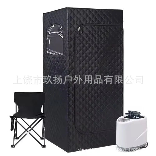 Amazon Hot Selling Sweat Steamer Household Full   Fully Enclosed Steam Sauna Box Detachable Mobile