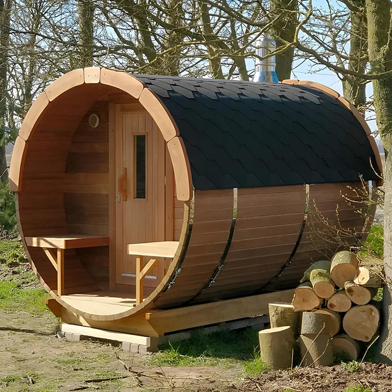 red cedar sauna