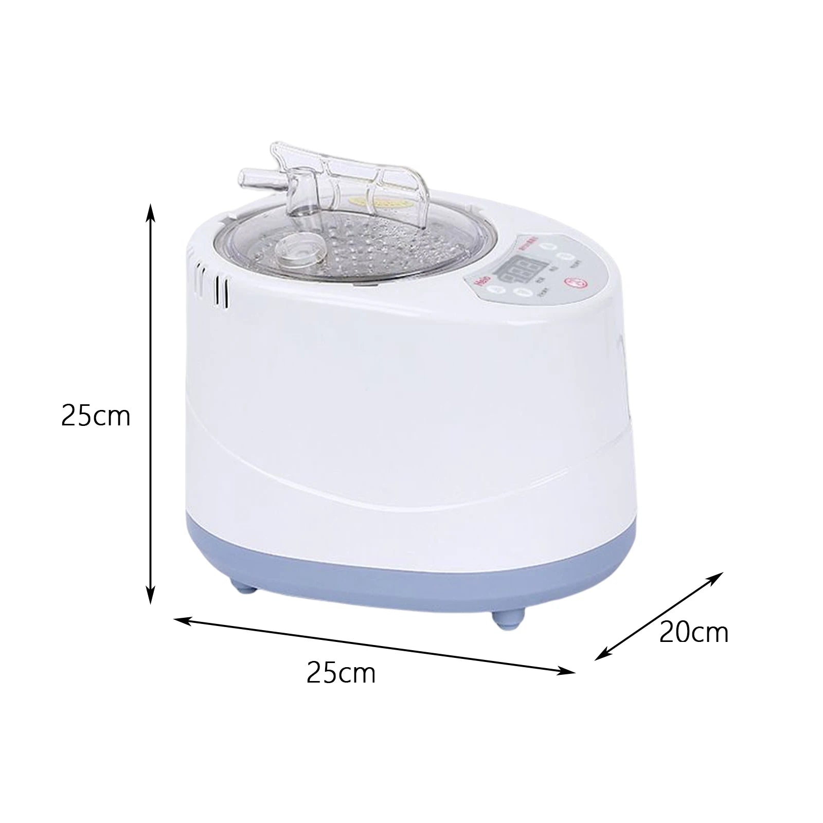 3L Sauna Steamer Pot Sauna Steam Engine Portable SPA Machine Stainless Steel Pot Spa Machine Timer with Controlfor SPA Household