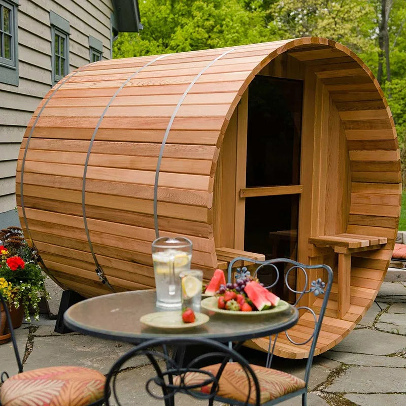 red cedar sauna