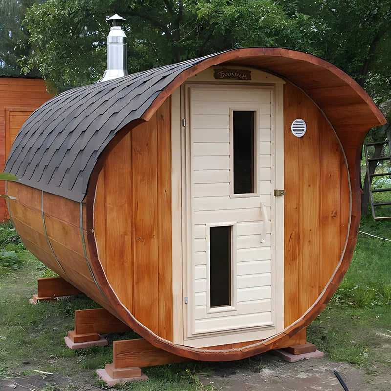 red cedar sauna